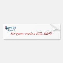 Adhésif pour pare-chocs de Romney Ryan Adhésif Pour Voiture