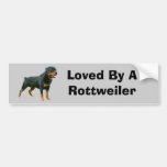Adhésif pour pare-chocs de rottweiler adhésif pour voiture