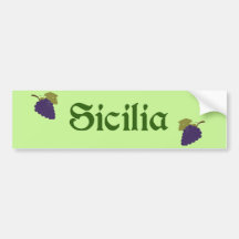 Adhésif pour pare-chocs de Sicilia - héritage sici Autocollants Pour Voiture