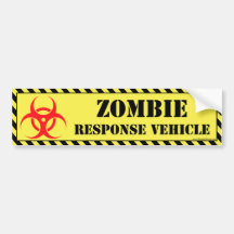 Adhésif pour pare-chocs de zombi autocollant pour voiture