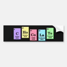 Adhésif pour pare-chocs élémentaire de chocolat adhésifs pour voiture