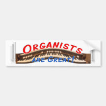 Adhésif pour pare-chocs - les organistes sont gran autocollants pour voiture