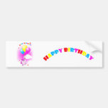 Adhésif pour pare-chocs mignon de joyeux anniversa autocollants pour voiture
