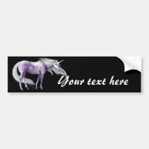 Adhésif pour pare-chocs personnalisable de licorne autocollant pour voiture