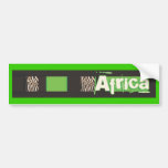 Adhésifs pour pare-chocs de l'Afrique de zèbre Adhésifs Pour Voiture
