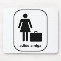 adios_amiga_Black Tapis De Souris