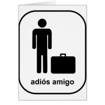 adios_amigo_Black Cartes De Vœux