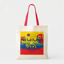 ¡ Adiós ! Le drapeau de l'Equateur colore l'art de Sacs