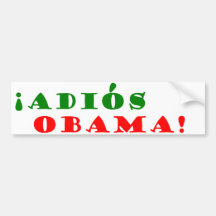 ! Adios, Obama ! Adhésifs Pour Voiture