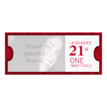 Admettez le 21ème invitation de photo de fête d'an