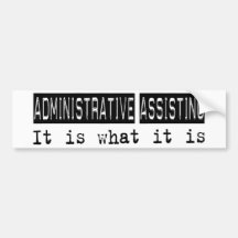 Administratif l'assistance de lui est autocollants pour voiture