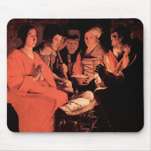 Adoration des bergers par Georges de La Tour Tapis De Souris