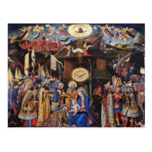 Adoration des Magi - Antonio Vivarini Carte Postale