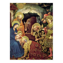 Adoration des Magi des Magi (c1370-1427) dans l'ad Carte Postale