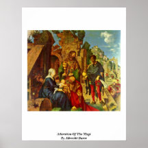 Adoration des Magi par Albrecht Durer Posters