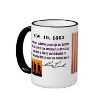 ADRESSE DE GETTYSBURG MUG À CAFÉ