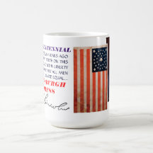 ADRESSE DE GETTYSBURG TASSE