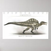 Aegyptiacus de Spinosaurus Posters