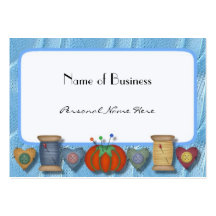 Affaires de couture, carte personnelle cartes de visite personnelles