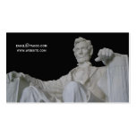 Affaires de mémorial d'Abraham Lincoln Carte De Visite