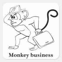 Affaires de singe autocollants