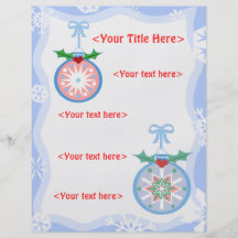 Affaires d'ornement de Noël ou personnel faites su Tract Customisé