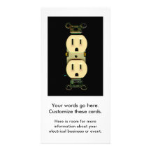 Affaires électriques d'électriciens de débouché d' photocartes personnalisées