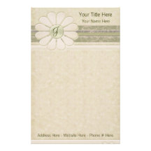 Affaires faites sur commande/papeterie personnelle motifs pour papier à lettre