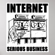 Affaires sérieuses d'Internet Posters