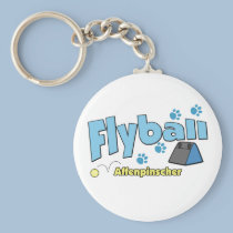 Affenpinscher Flyball porte-clés