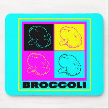affichage de BROCOLI de cmyk Tapis De Souris