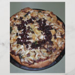 Affichage de pizza tract customisé