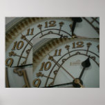 Affichage d'horloge de Tock de coutil Posters