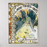 Affiche 1897 de 1896 NOEL Alphonse Maria Mucha