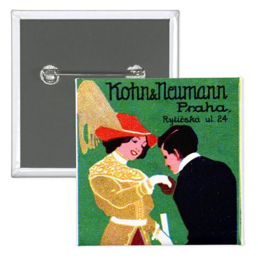 Affiche 1905 de mode de Prague Badge