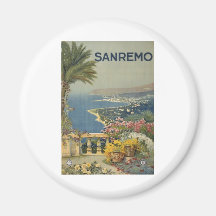 Affiche 1920 de Sanremo Magnets