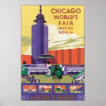Affiche 1933 de l'Exposition universelle de Chicag