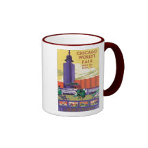 Affiche 1933 de l'Exposition universelle de Chicag Tasse