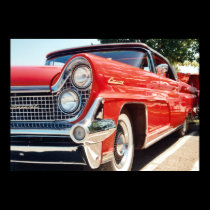 Affiche 1959 convertible continentale de Lincoln posters