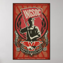 Affiche 1984 de propagande d'INGSOC