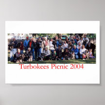 affiche 2004 de pique-nique de Turbokees.com