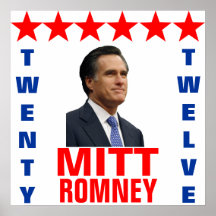 Affiche 2012 de Mitt Romney