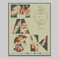 Affiche #3 de concert de masque posters