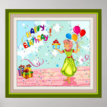Affiche 3 de joyeux anniversaire