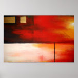 Affiche abstraite d'art de peinture d'original mod