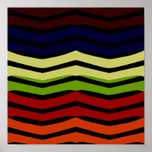 Affiche colorée multi