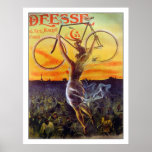 Affiche/copie de bicyclette : ~ français vintage d