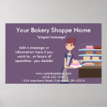 Affiche/copie de boulangerie/magasin de pâtisserie