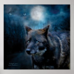 Affiche/copie de minuit d'art d'esprit