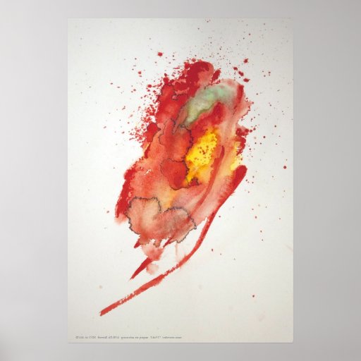 Affiche/copie : "Fleur de flamme "